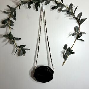 Black Crossbody Circle Purse